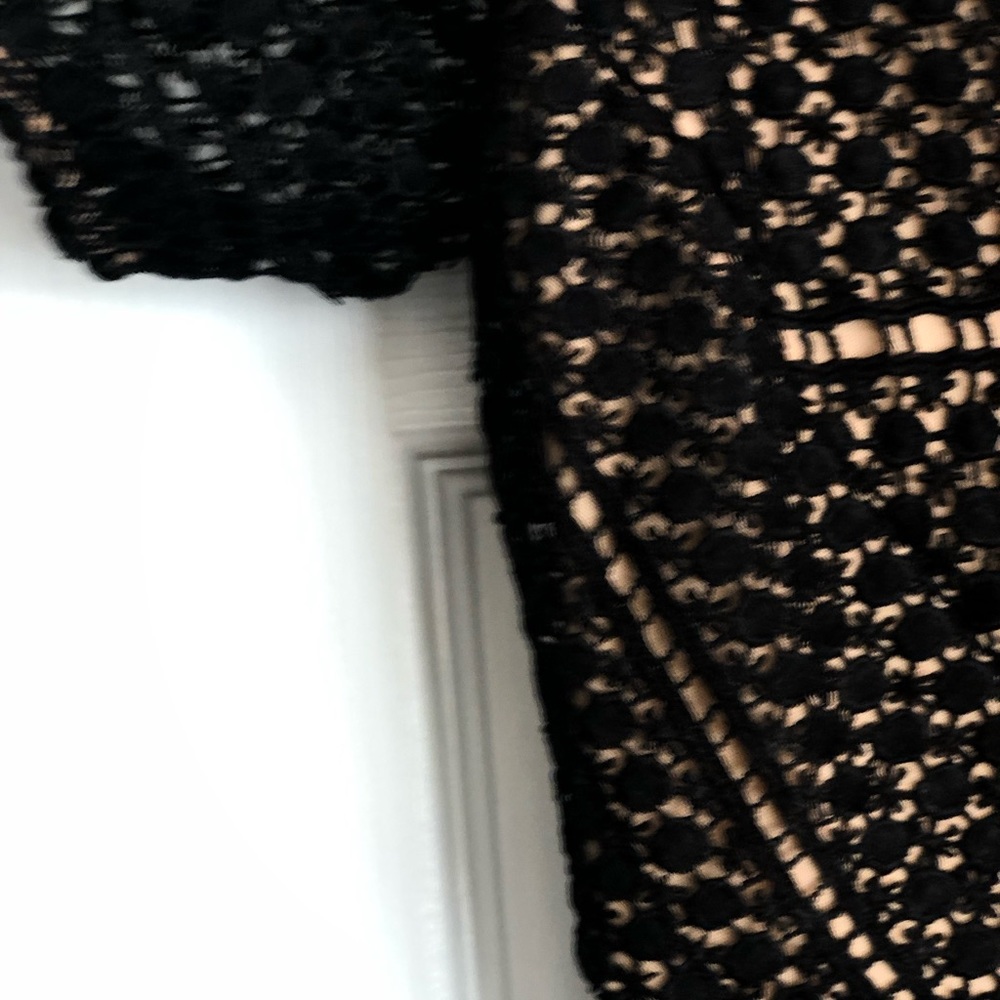 NWT Aqua Black Lace Cocktail Dress - Picture 6 of 8